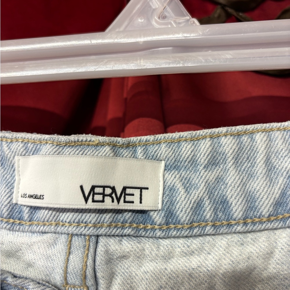 Vervet Light Blue Distressed Flare Jeans - Picture 3 of 4
